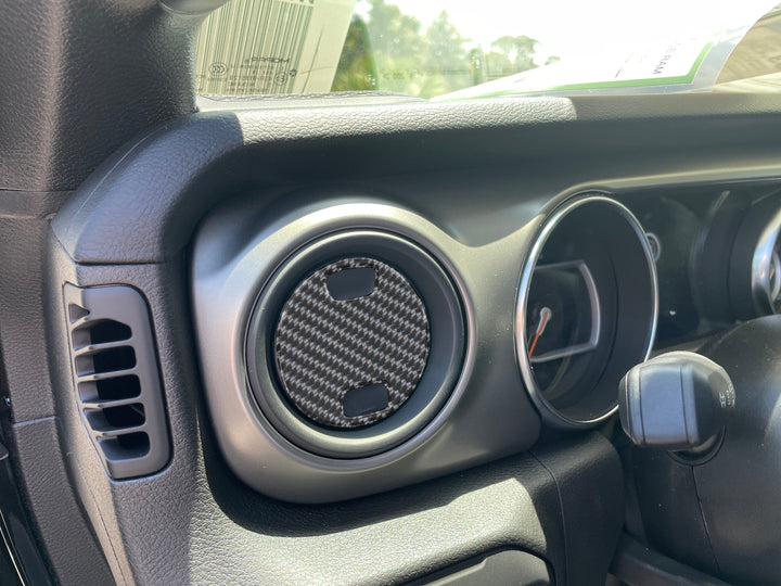 A/C Vent Accent Overlays Fits 2019-2025 Jeep Gladiator