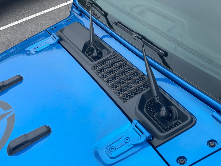 Upper Cowl Center Vent Overlay Fits 2019-2025 Jeep Gladiator