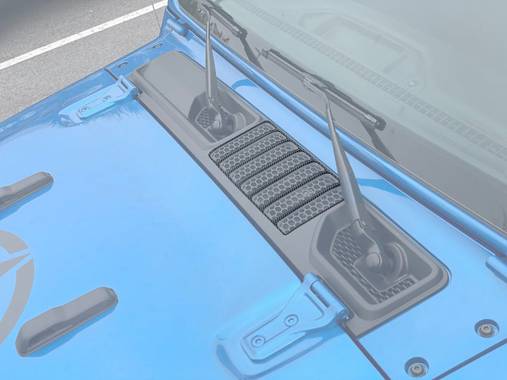 Upper Cowl Center Vent Overlay Fits 2019-2025 Jeep Gladiator