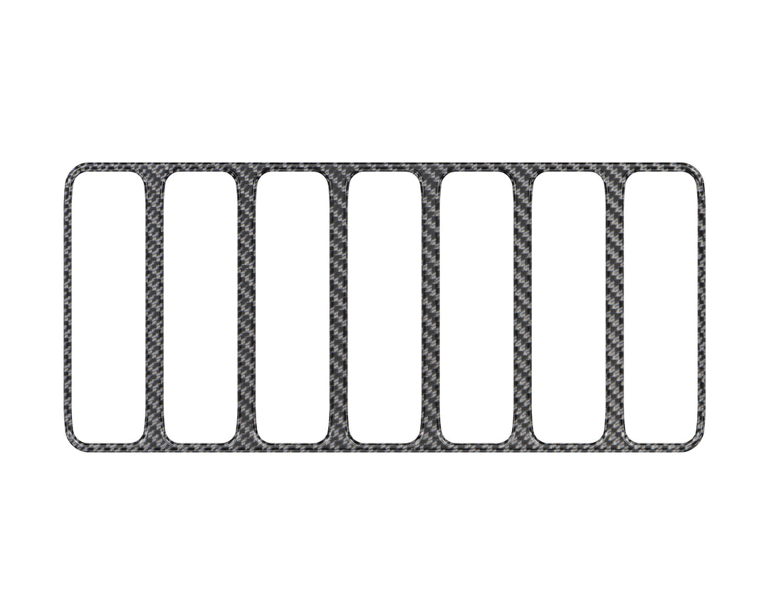Upper Cowl Center Vent Overlay Fits 2019-2025 Jeep Gladiator