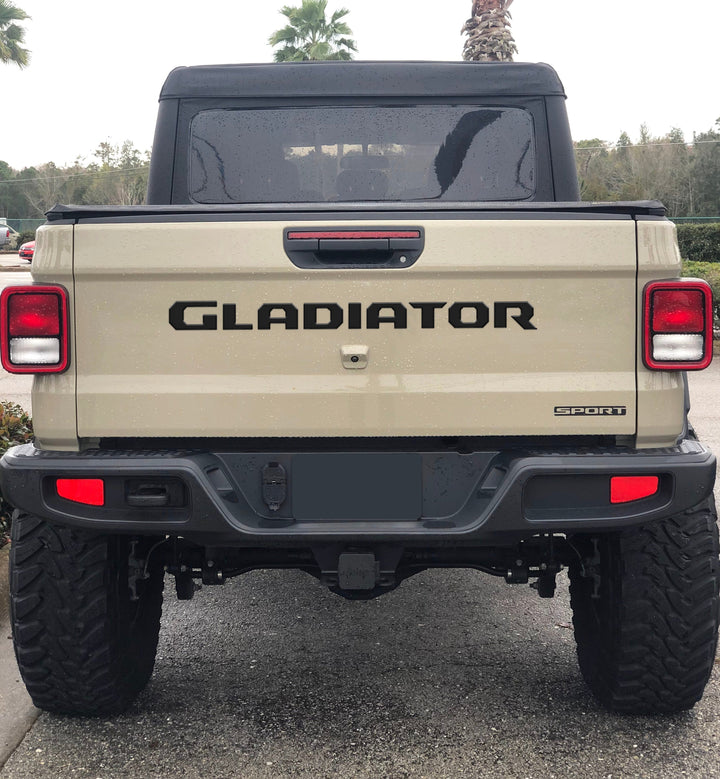 Tailgate Letter Replacement Overlays Fits 2020-2025 Jeep Gladiator