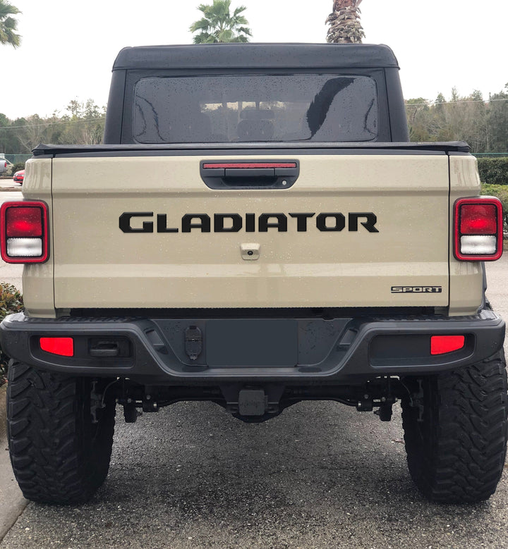 Tailgate Letter Replacement Overlays Fits 2020-2025 Jeep Gladiator