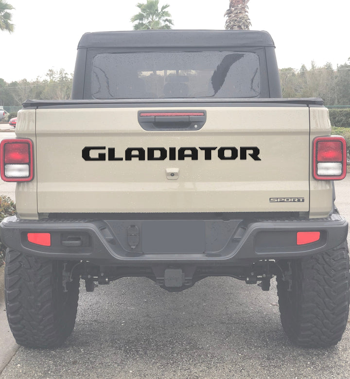 Tailgate Letter Replacement Overlays Fits 2020-2025 Jeep Gladiator