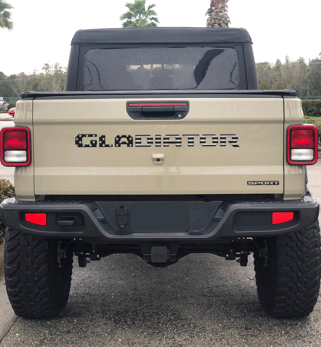 Tailgate Letter Replacement Overlays Fits 2020-2025 Jeep Gladiator