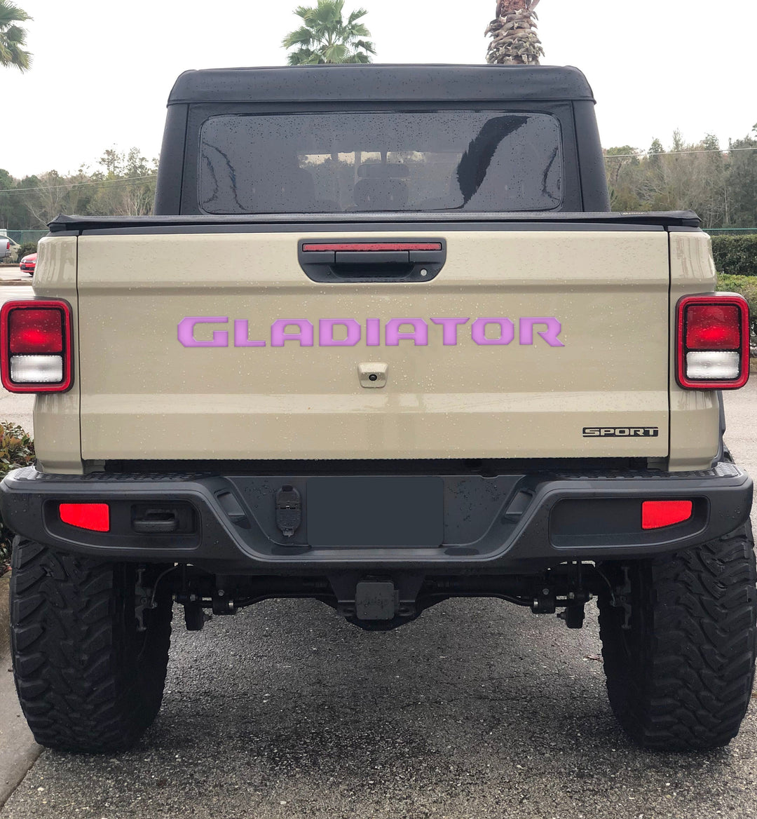 Tailgate Letter Replacement Overlays Fits 2020-2025 Jeep Gladiator
