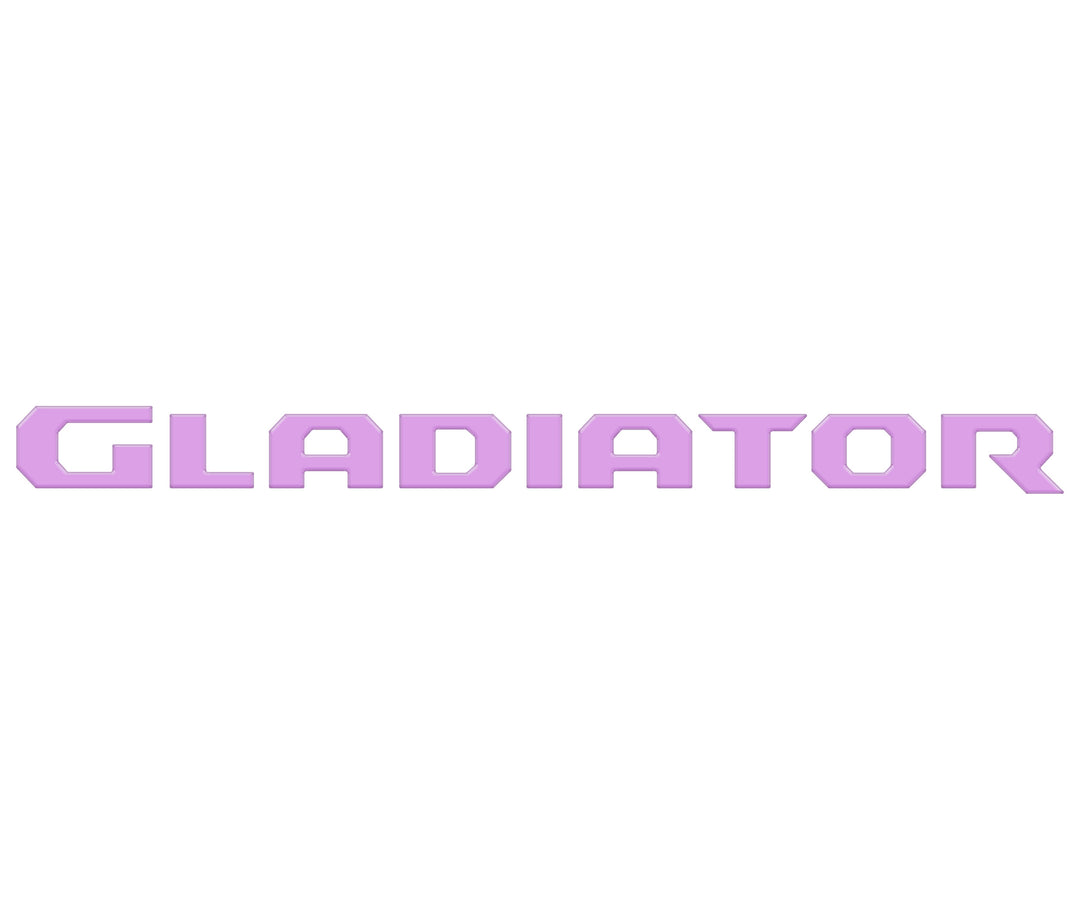 Tailgate Letter Replacement Overlays Fits 2020-2025 Jeep Gladiator