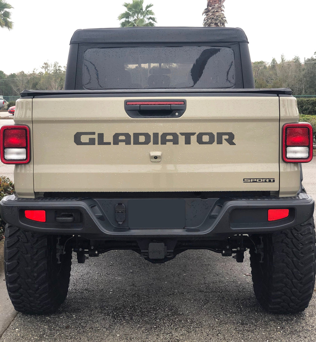 Tailgate Letter Replacement Overlays Fits 2020-2025 Jeep Gladiator