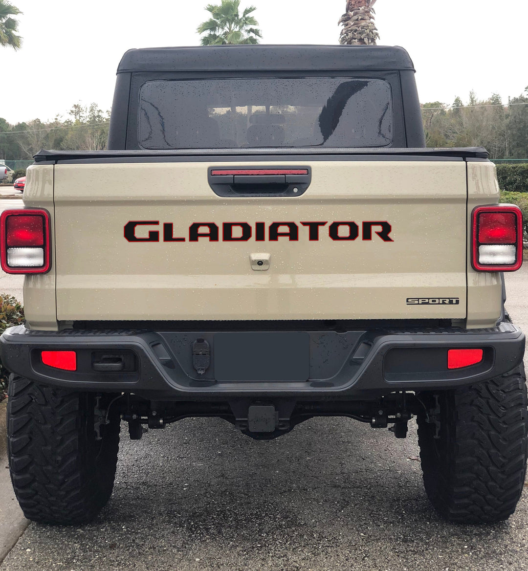 Tailgate Letter Replacement Overlays Fits 2020-2025 Jeep Gladiator