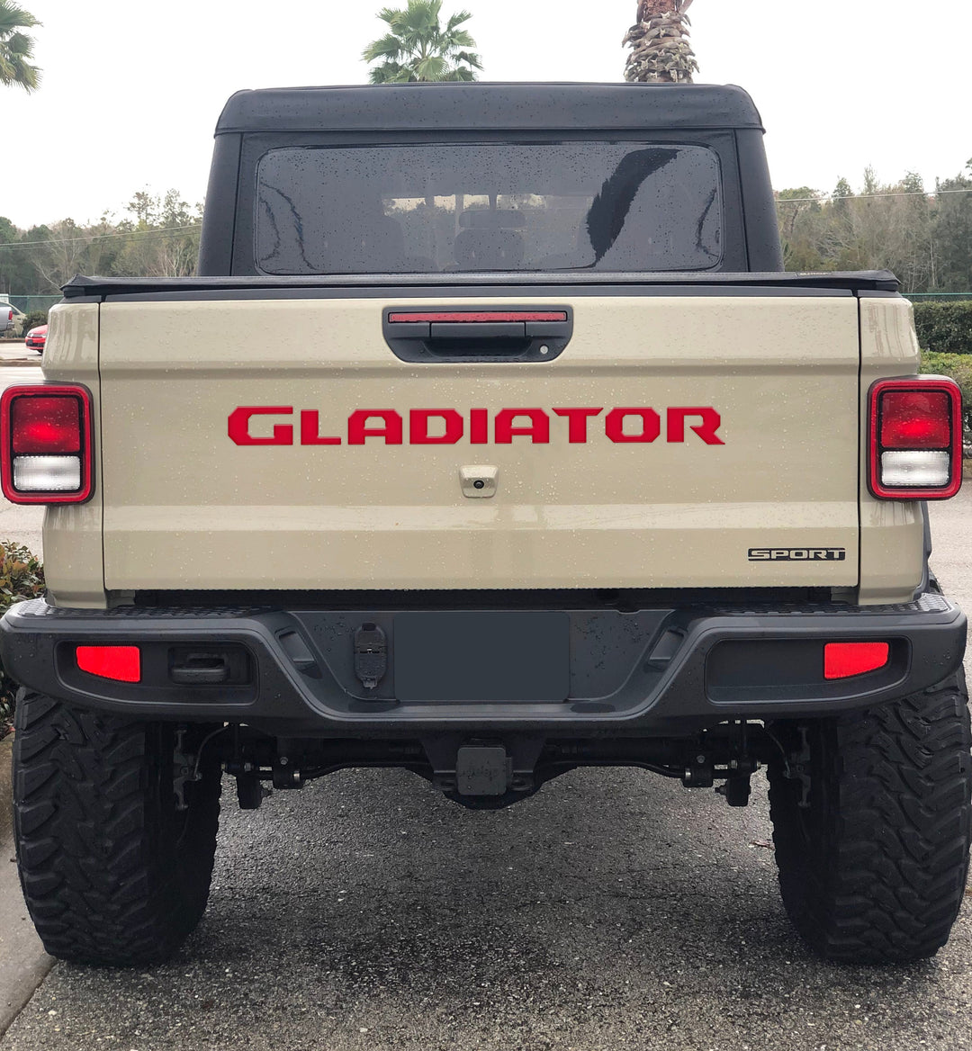Tailgate Letter Replacement Overlays Fits 2020-2025 Jeep Gladiator