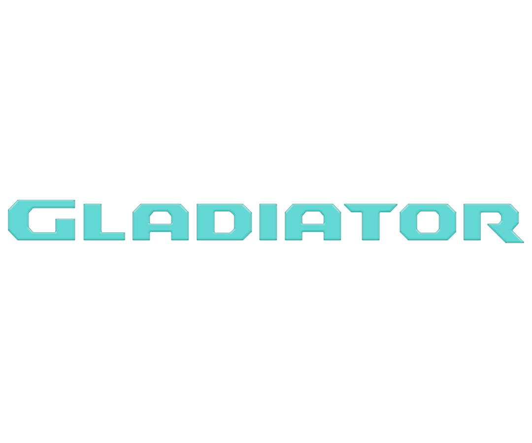 Tailgate Letter Replacement Overlays Fits 2020-2025 Jeep Gladiator