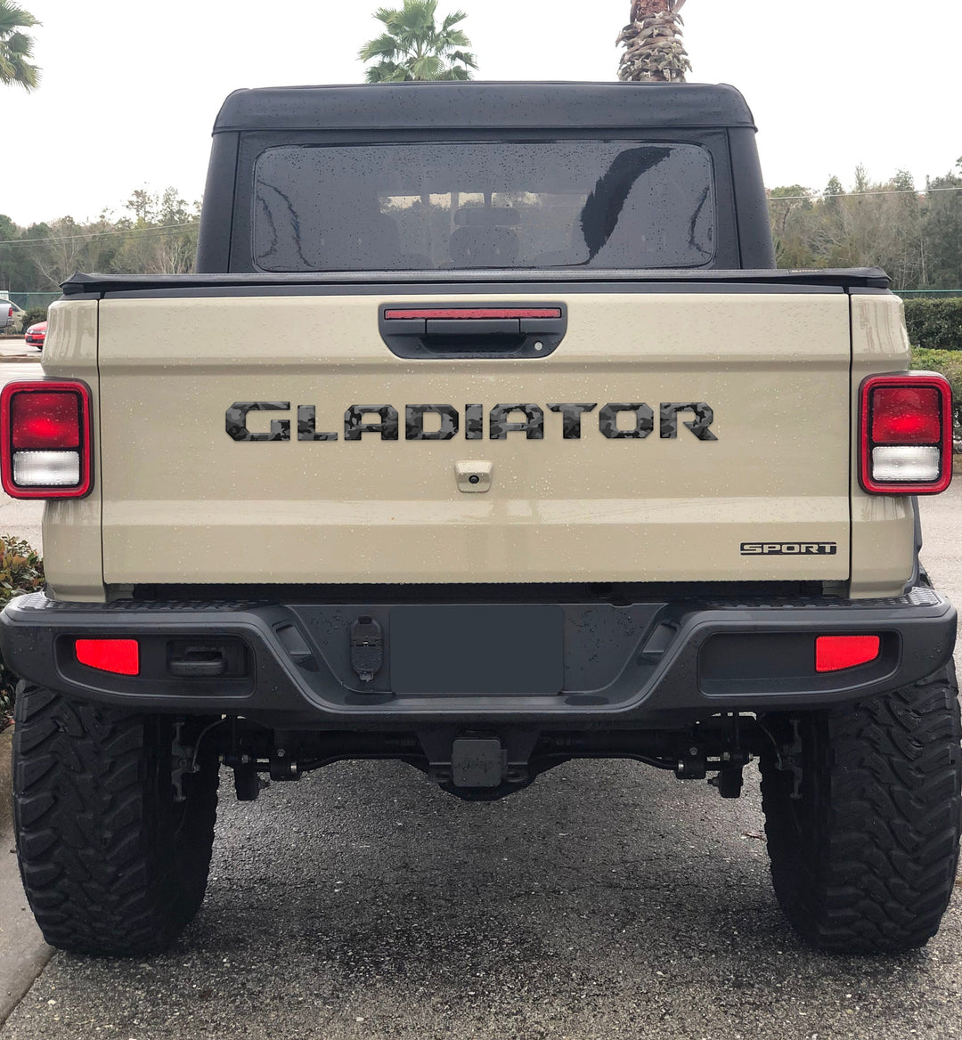 Tailgate Letter Replacement Overlays Fits 2020-2025 Jeep Gladiator