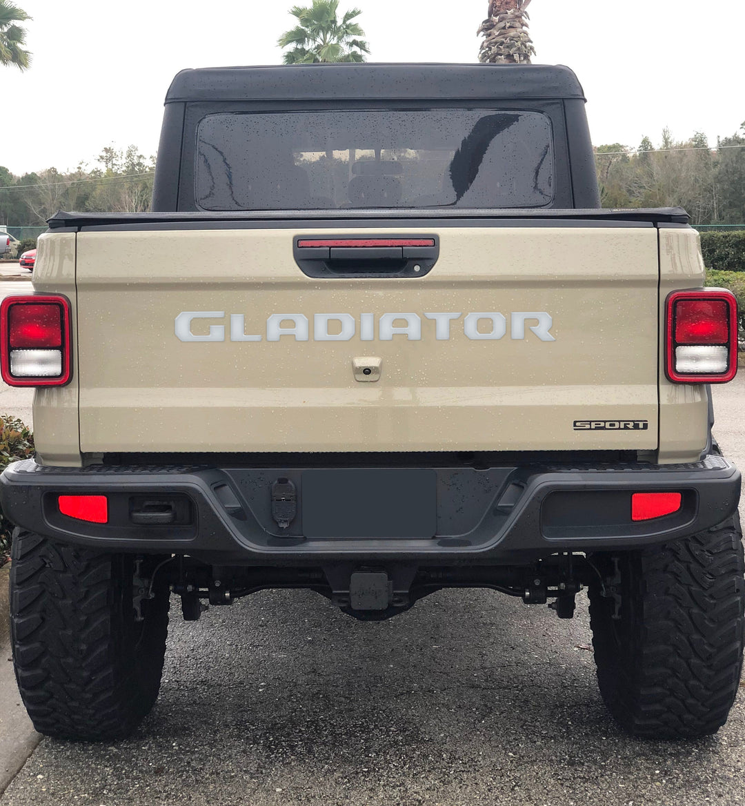 Tailgate Letter Replacement Overlays Fits 2020-2025 Jeep Gladiator