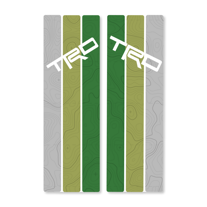 Rear Window Stripes - WITH TOPO