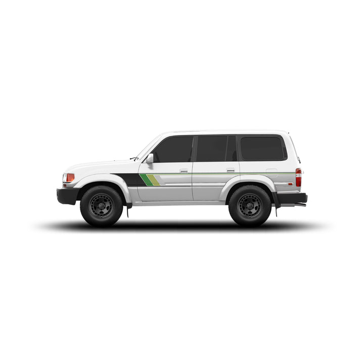 80 Series Land Cruiser Checkered Stripe Kit