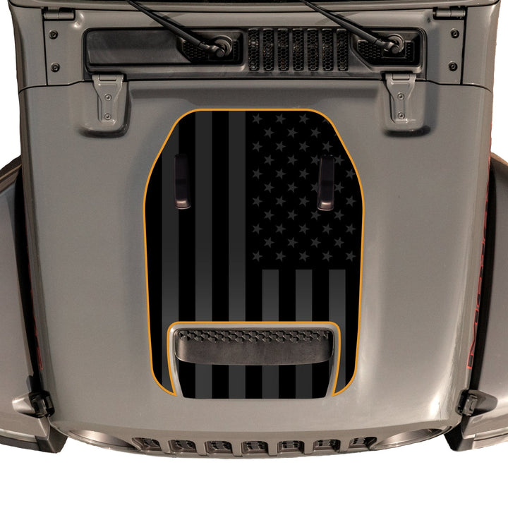 Hood Graphic for Wrangler 392 | Black Flag