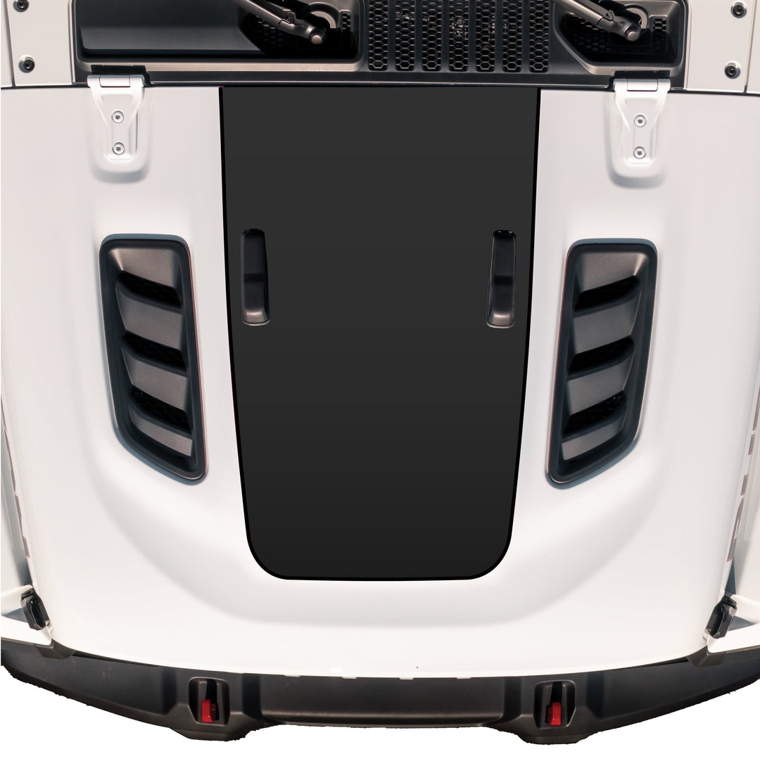 Hood Graphic for RUBICON | Matte Black - fits Wrangler JL &amp; Gladiator JT