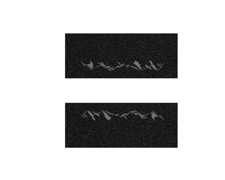 Textured  Door Sill Overlays Fits 2020-2025 Toyota Highlander