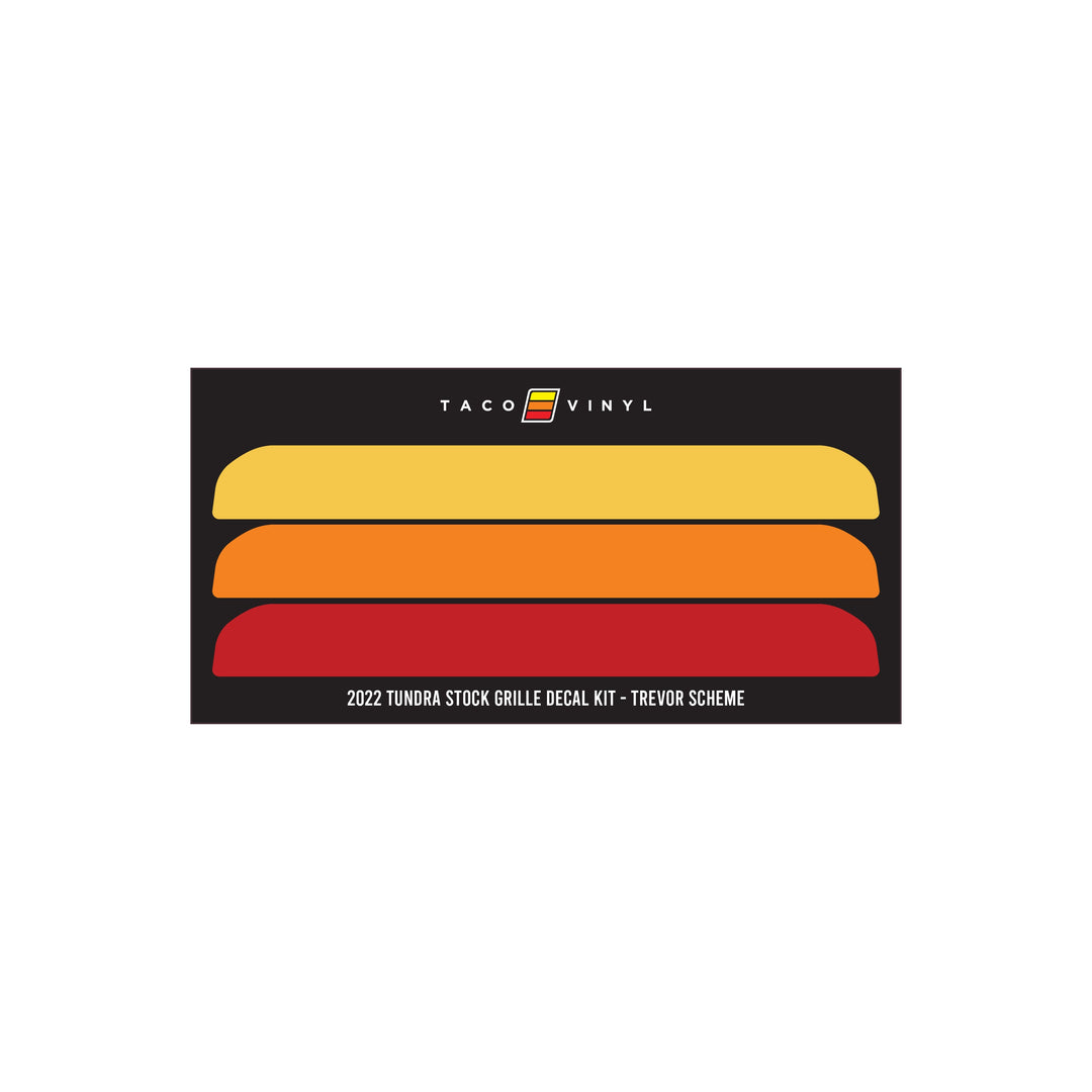 2022+ Tundra Offroad Grille Decal