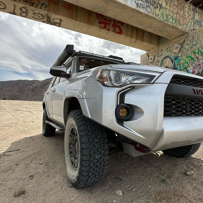 LED DRL Fog Light Fang Bezel Kit for 4Runner (2014-2024)