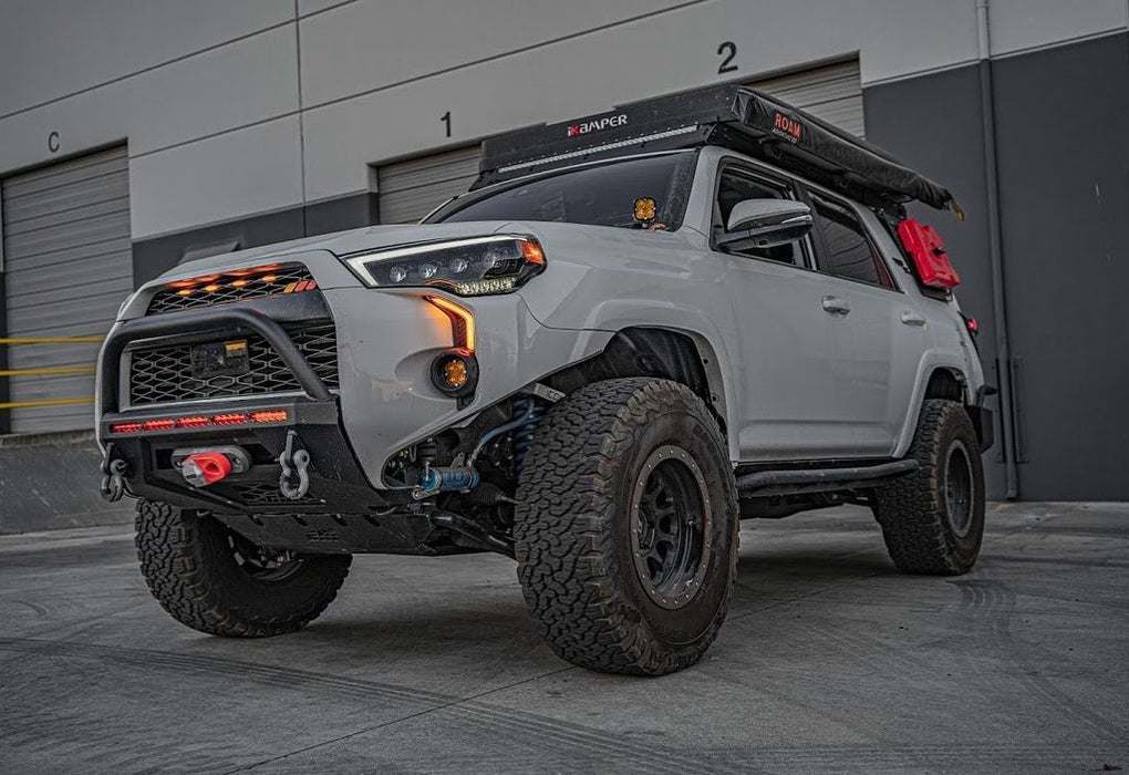 LED DRL Fog Light Fang Bezel Kit for 4Runner (2014-2024)