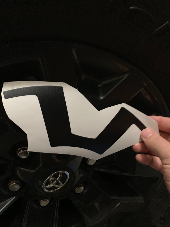 3rd Gen TRD Off Road Wheels Vinyl Blackout Kit