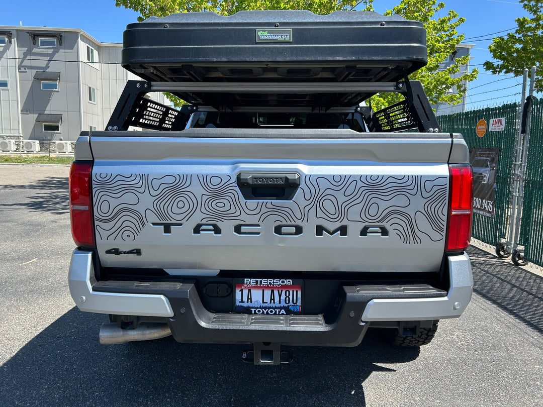 2024+ Tacoma Tailgate Topo Decal