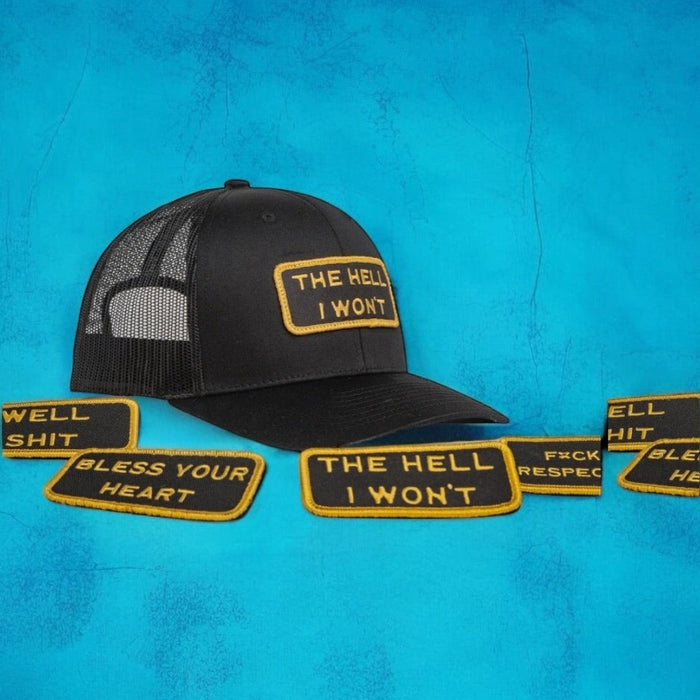 Modular Black/Gold Velcro Patch Trucker Bundle (BOGO 50% OFF)