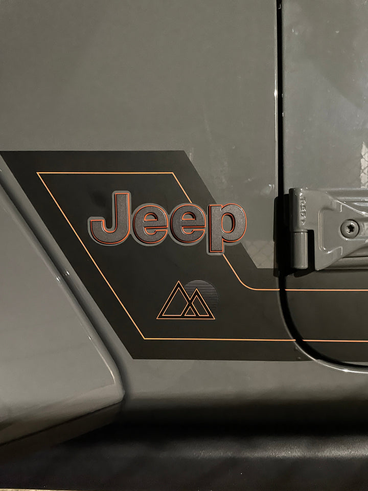 Lower Side Stripe with pinstripe for Wrangler JL