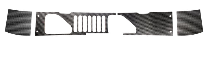 Cowl and Hood Vent Accents Fits 2007-2018 Jeep Wrangler JK