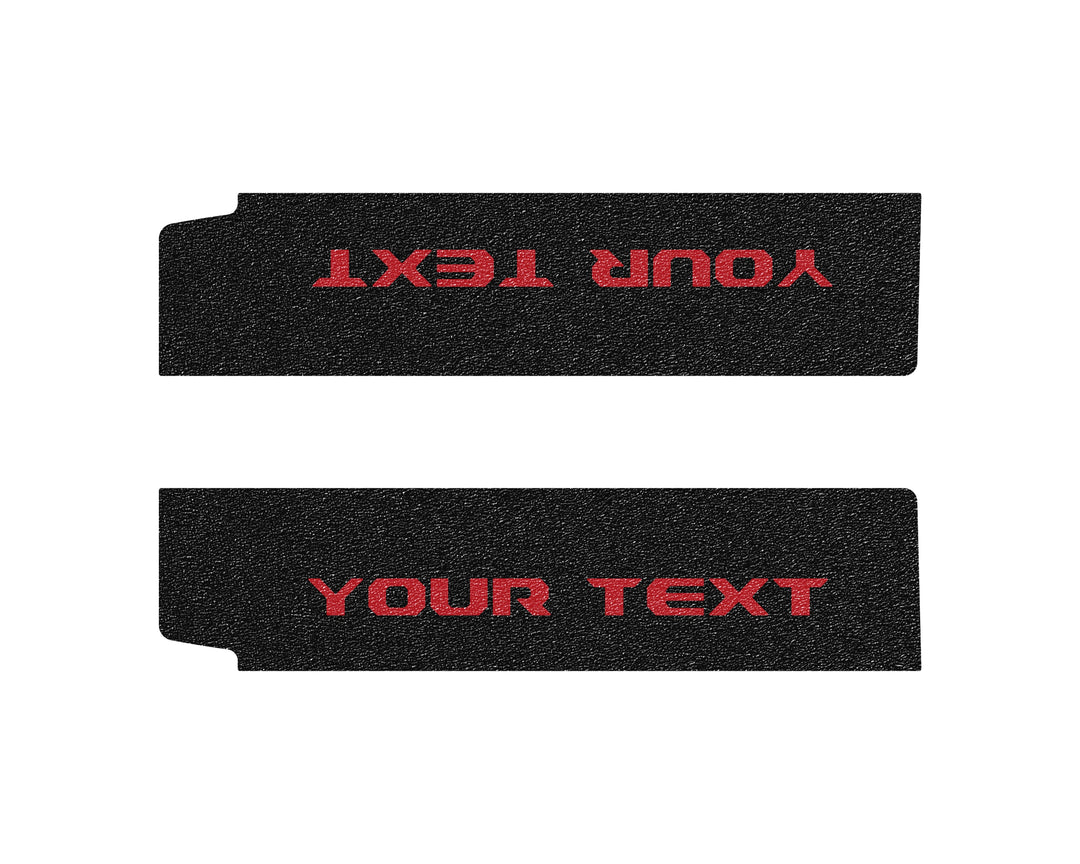 Textured Door Sill Overlays Fits 2019-2025 Jeep Wrangler