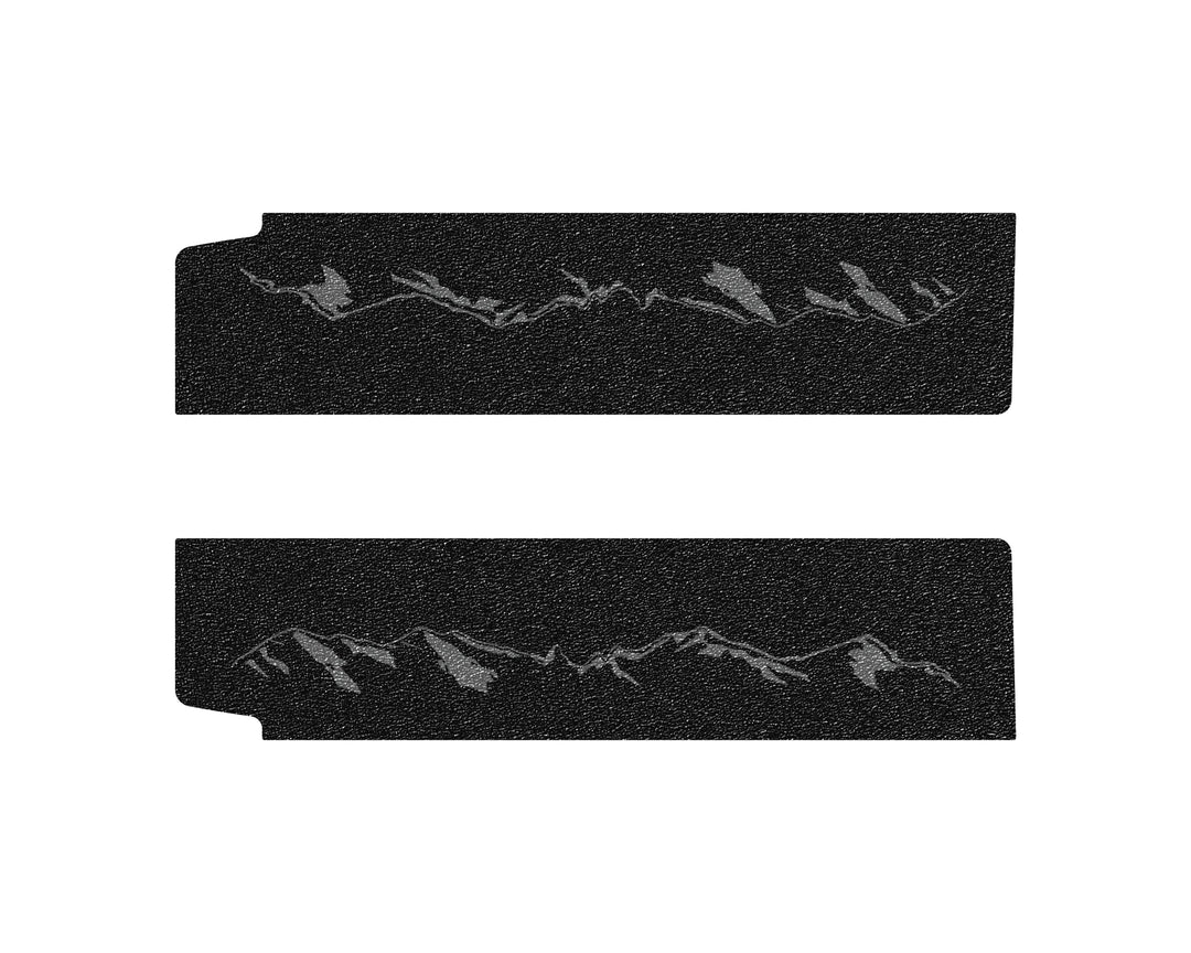 Textured Door Sill Overlays Fits 2019-2025 Jeep Wrangler