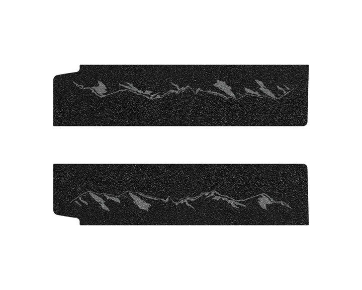 Textured Door Sill Overlays Fits 2019-2025 Jeep Wrangler