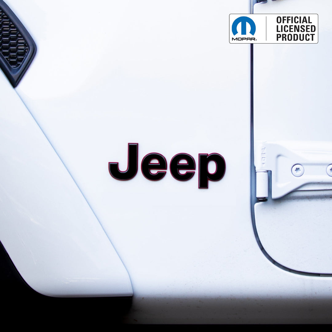 Emblem Black-Out Kit | Overlay Set for Jeep Models (Cherokee, Wrangler, Gladiator &amp; More)