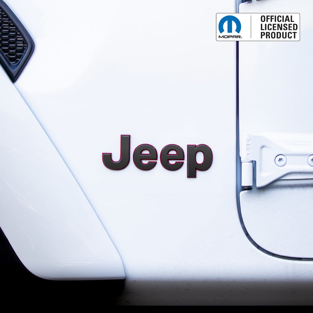 Emblem Black-Out Kit | Overlay Set for Jeep Models (Cherokee, Wrangler, Gladiator &amp; More)