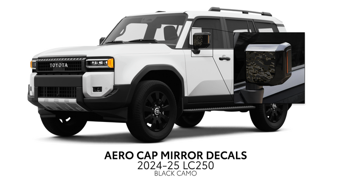 2024+ Land Cruiser 250 Aero Cap Mirror Decals