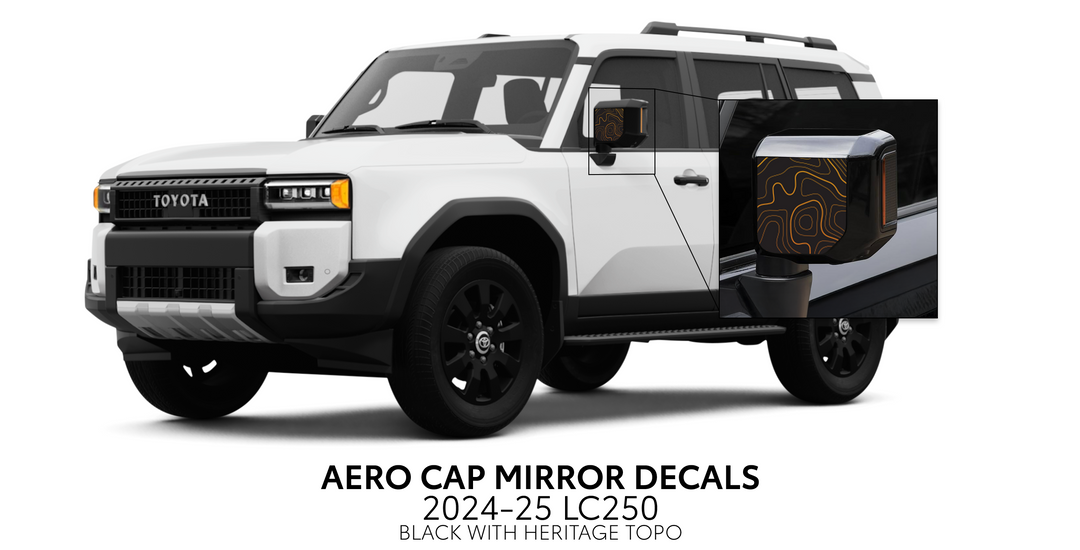 2024+ Land Cruiser 250 Aero Cap Mirror Decals
