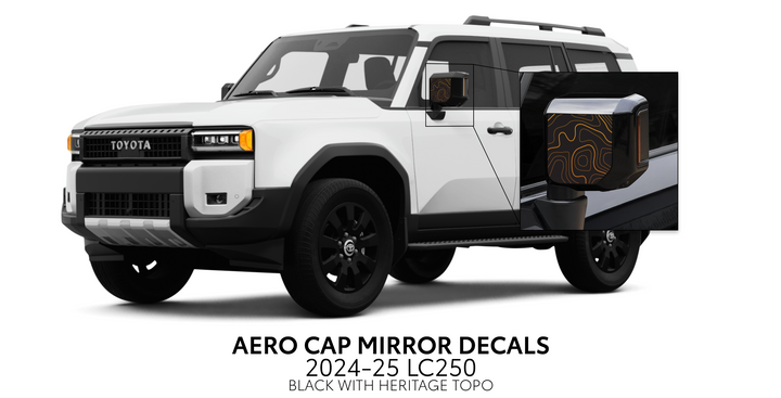2024+ Land Cruiser 250 Aero Cap Mirror Decals