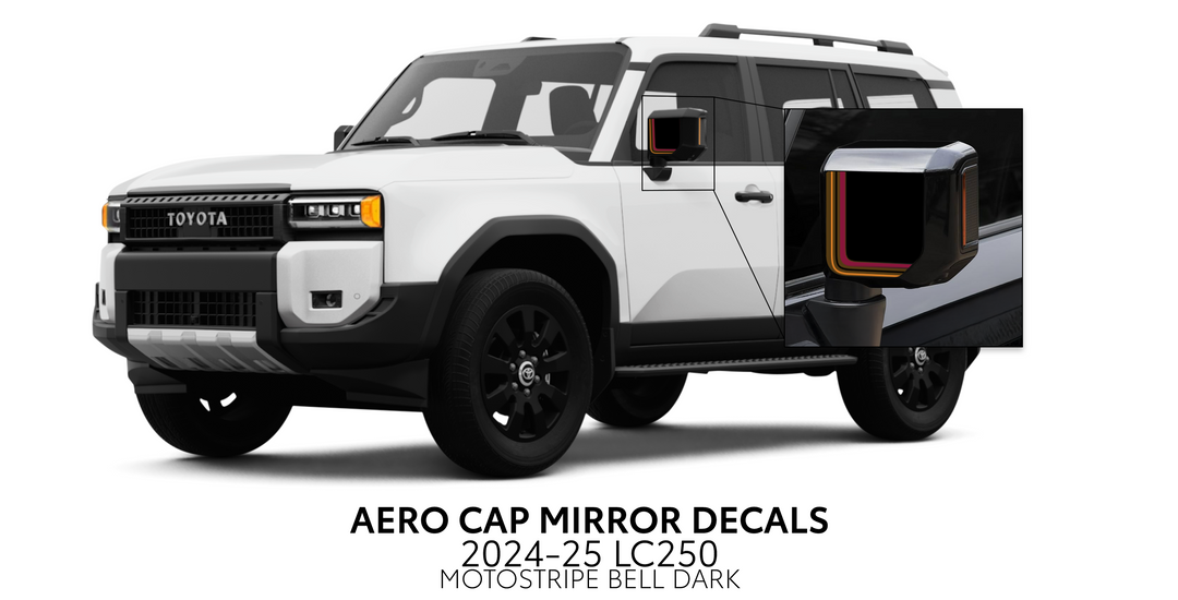 2024+ Land Cruiser 250 Aero Cap Mirror Decals