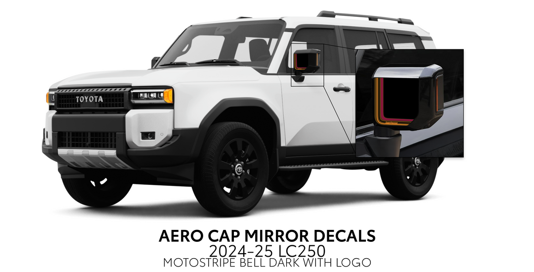2024+ Land Cruiser 250 Aero Cap Mirror Decals