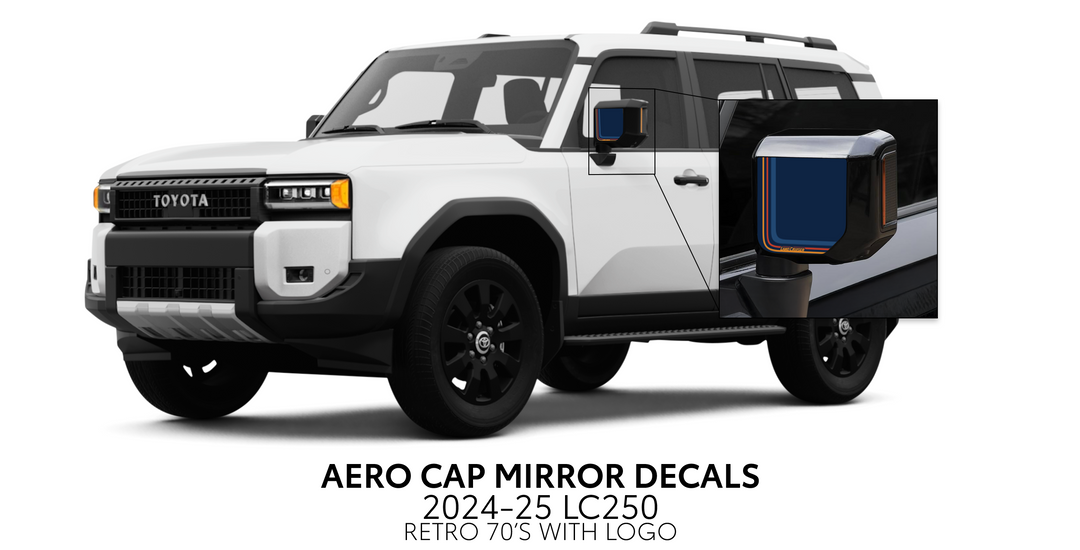 2024+ Land Cruiser 250 Aero Cap Mirror Decals