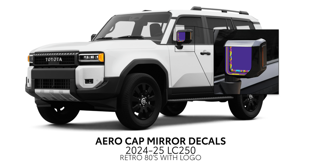 2024+ Land Cruiser 250 Aero Cap Mirror Decals