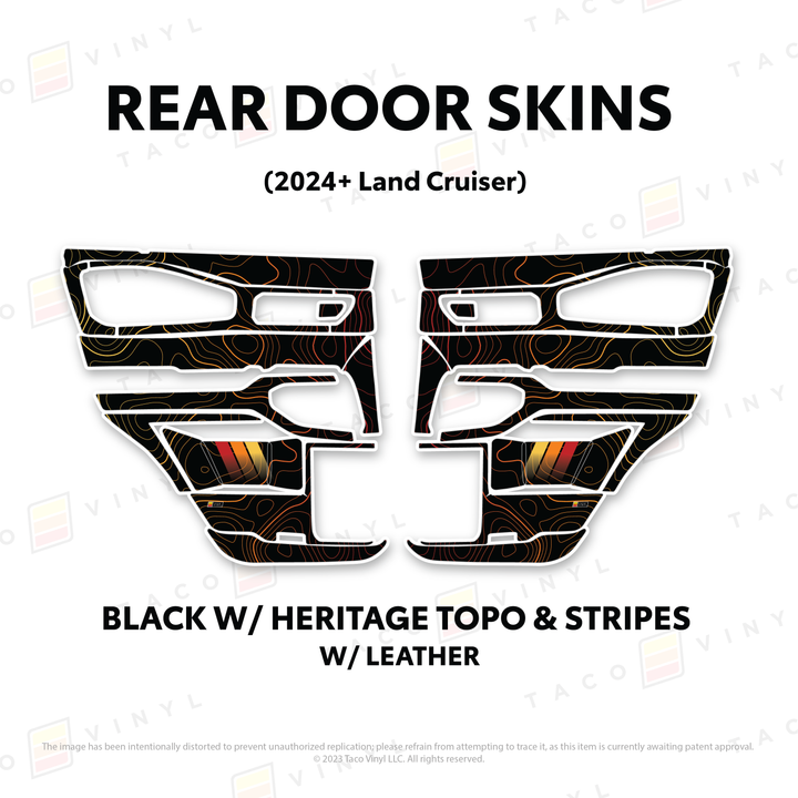 2025+ Land Cruiser 250 Door Skins