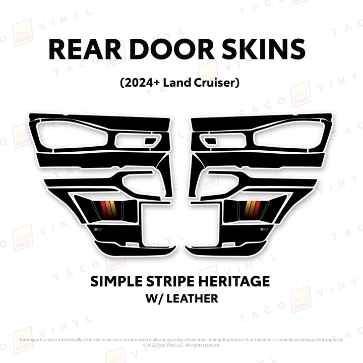 2025+ Land Cruiser 250 Door Skins