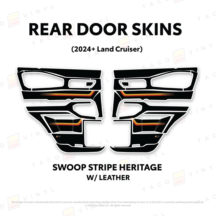 2025+ Land Cruiser 250 Door Skins