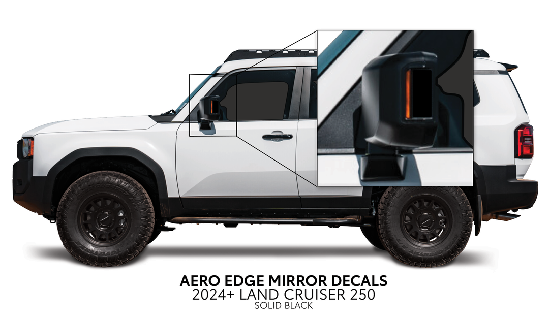 2024+ Land Cruiser 250 Aero Edge Mirror Decals