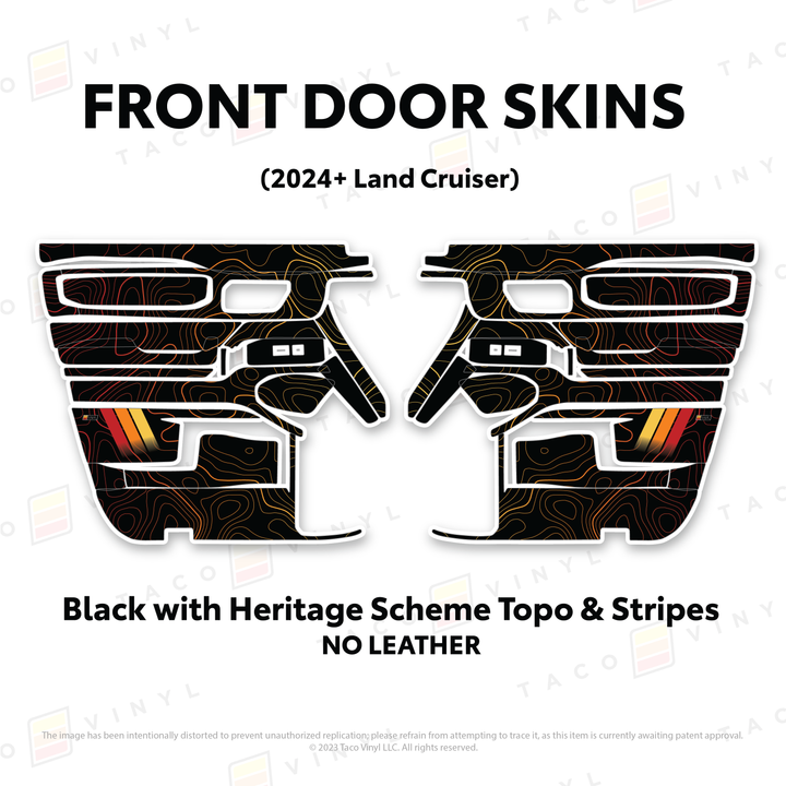 2024+ Land Cruiser 250 Door Skins