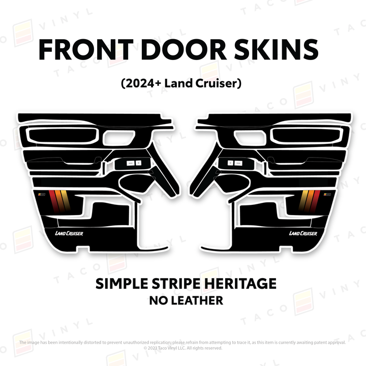 2024+ Land Cruiser 250 Door Skins