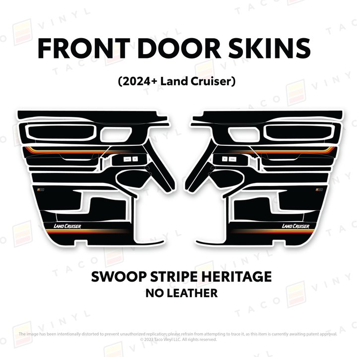 2025+ Land Cruiser 250 Door Skins