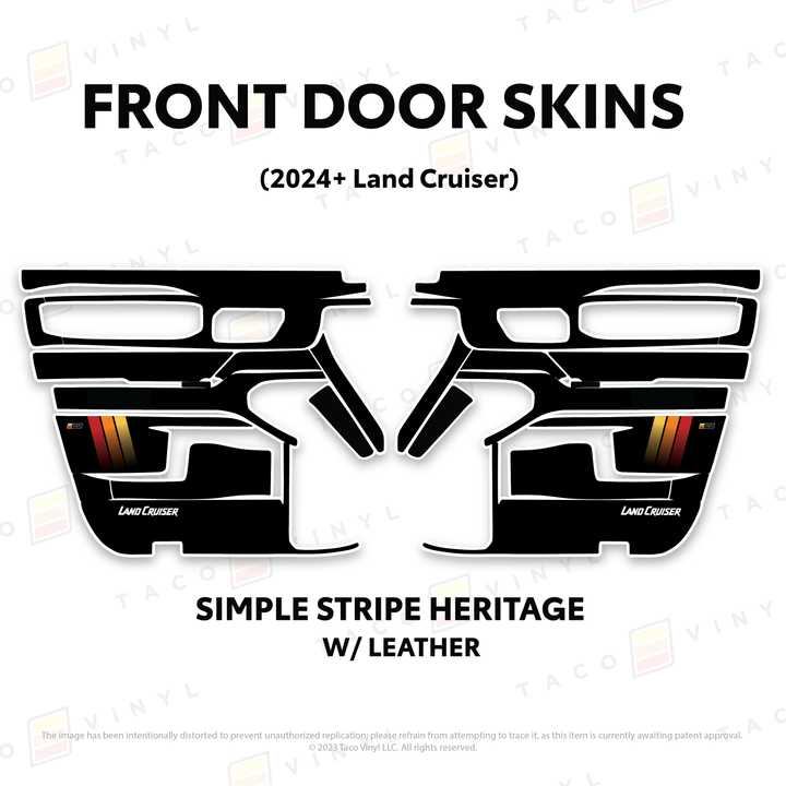 2025+ Land Cruiser 250 Door Skins