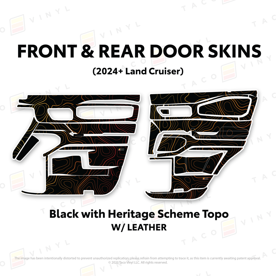 2024+ Land Cruiser 250 Door Skins